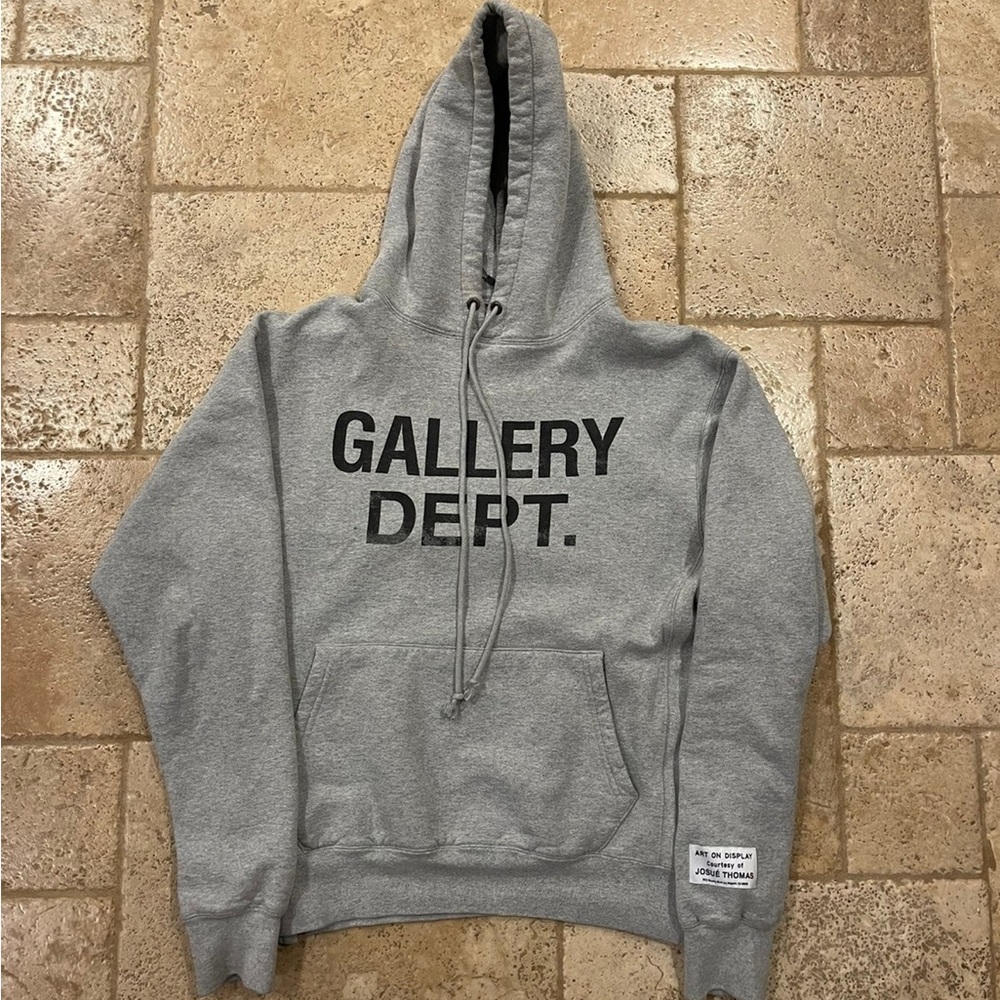 GALLERY DEPT GREY LOGO PULLOVER